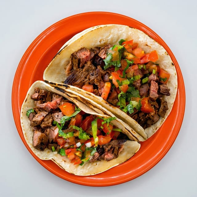 Tacos De Carne Asada.