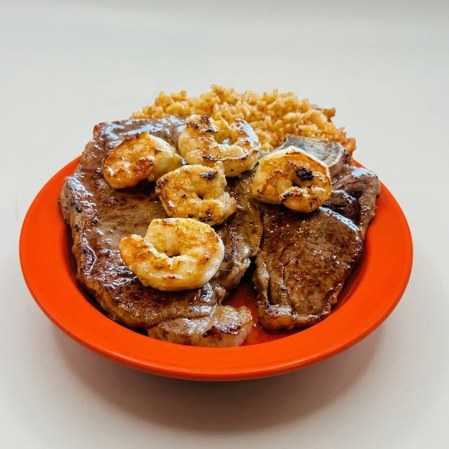 Steak & Shrimp.